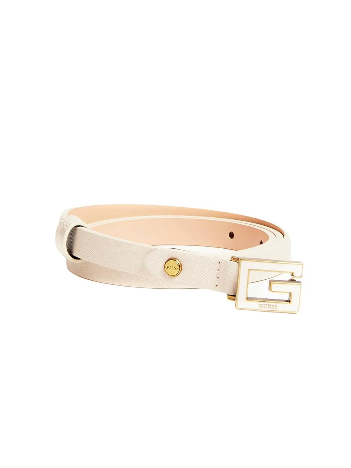 Curea Guess | Bej, Piele ecologică