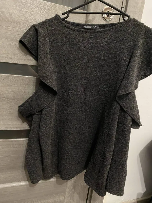 Bluză Zara S | Gri, Normal - Image 2