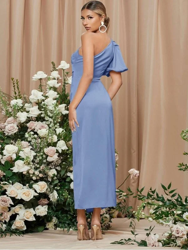 Rochie de seară Shein XS | Bleu, Midi - Image 3