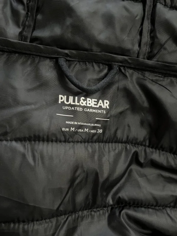 Geacă matlasată Pull&Bear EU 38 | Negru, Cu glugă, Poliester - Image 7