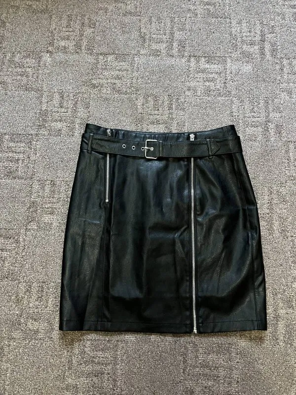 Fustă Mohito EU 38 | Negru, Mini, Poliuretan - Image 5