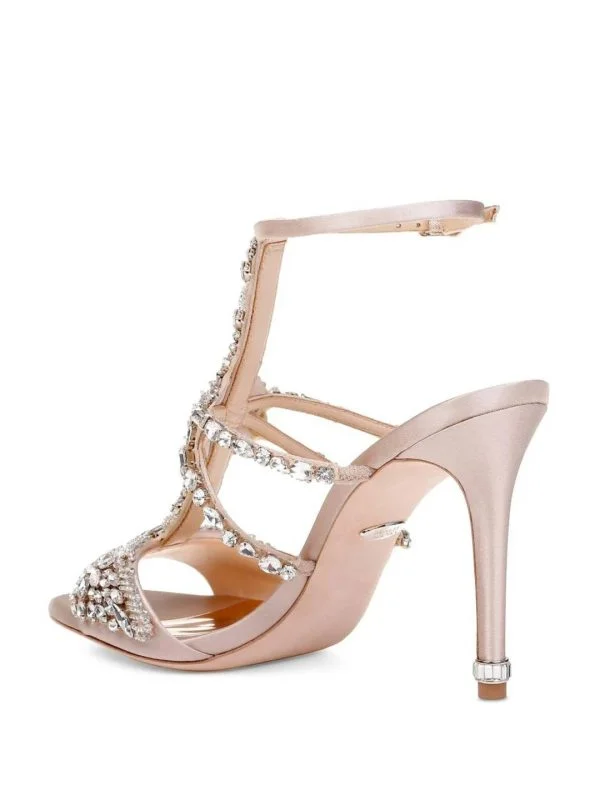 Sandale cu toc BADGLEY MISCHKA EU 37.5 | Ivoire - Image 3