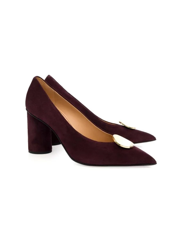 Pantofi cu toc înalt Musette EU 38 | Burgundy