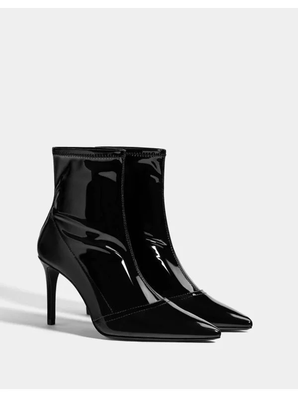 Ghete Bershka EU 38 | Negru, Poliamidă - Image 3