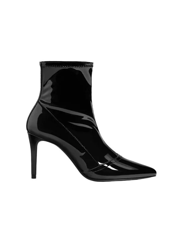 Ghete Bershka EU 38 | Negru, Poliamidă