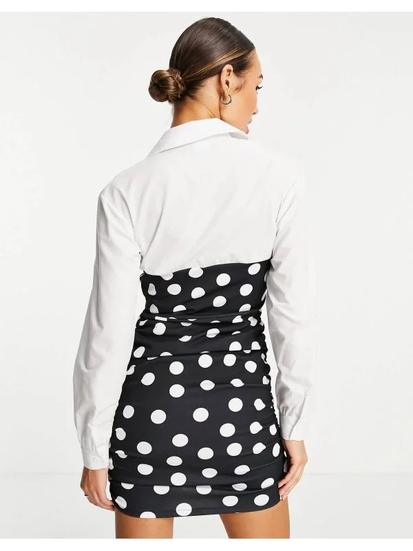 Rochie casual ASOS UK 8 | Negru, Mini, Poliester - Image 3