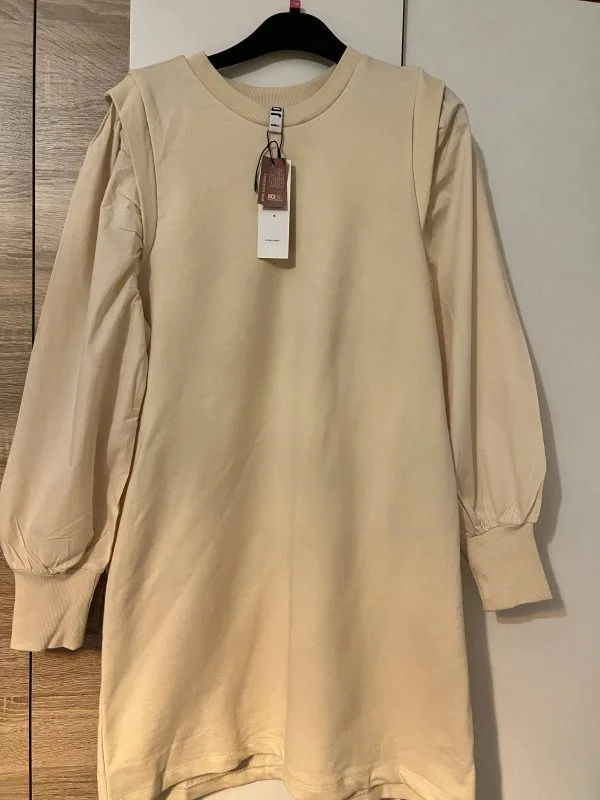 Rochie casual JDY S | Crem, Mini, Bumbac - Image 5