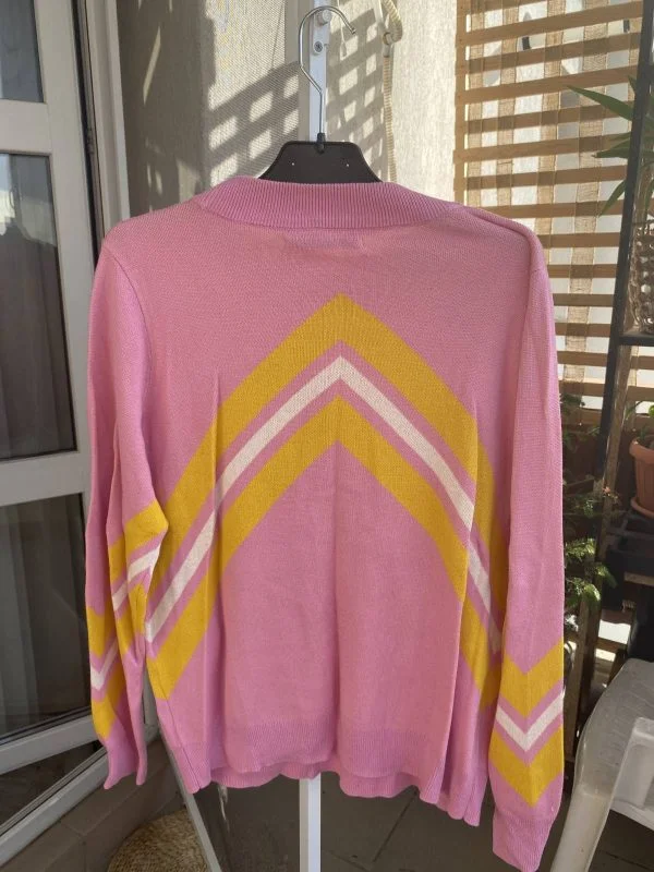 Pulover Only M | Roz, Normal, Regular fit, Vâscoză - Image 3