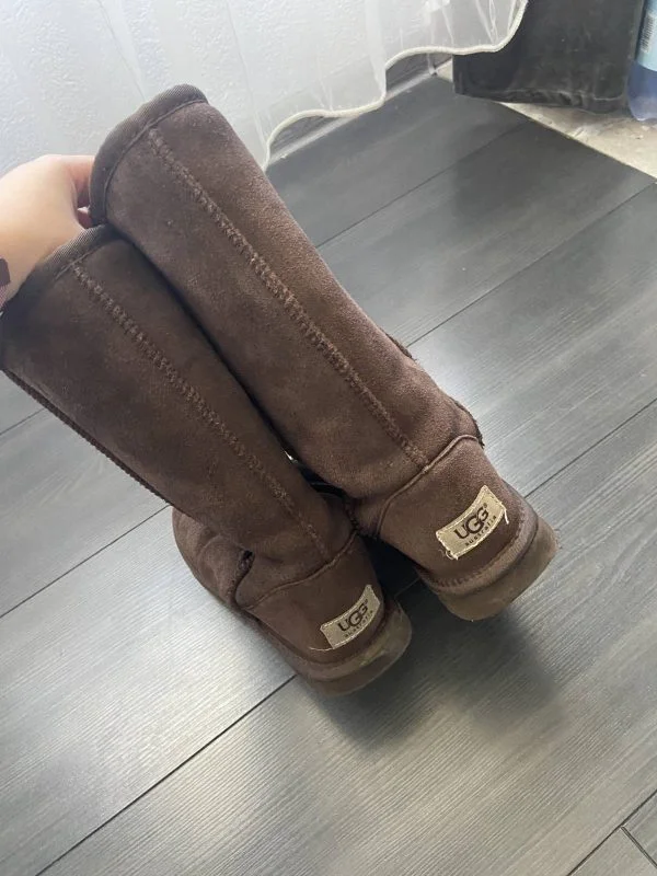 Cizme UGG EU 36 | Maro, Piele naturală - Image 3