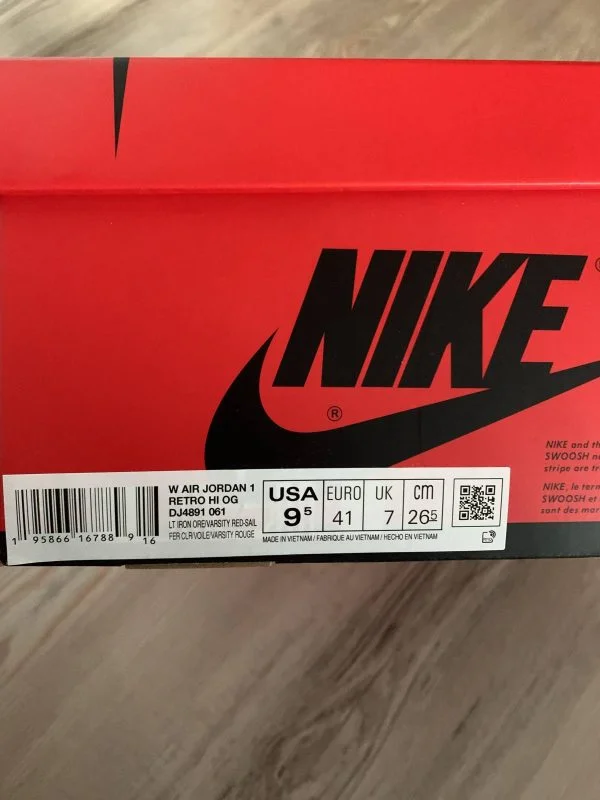 Sneakers Nike EU 41 | Roșu, Piele ecologică - Image 8