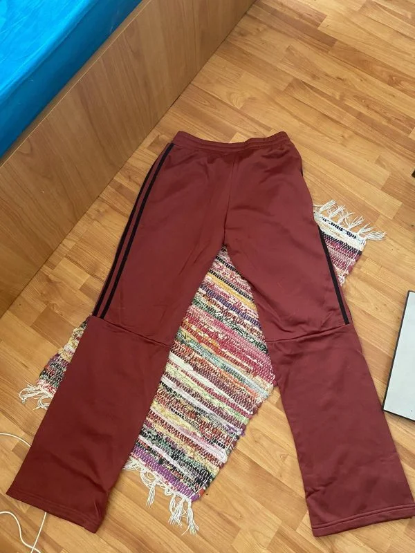 Pantaloni adidas S | Burgundy, Lungi - Image 6