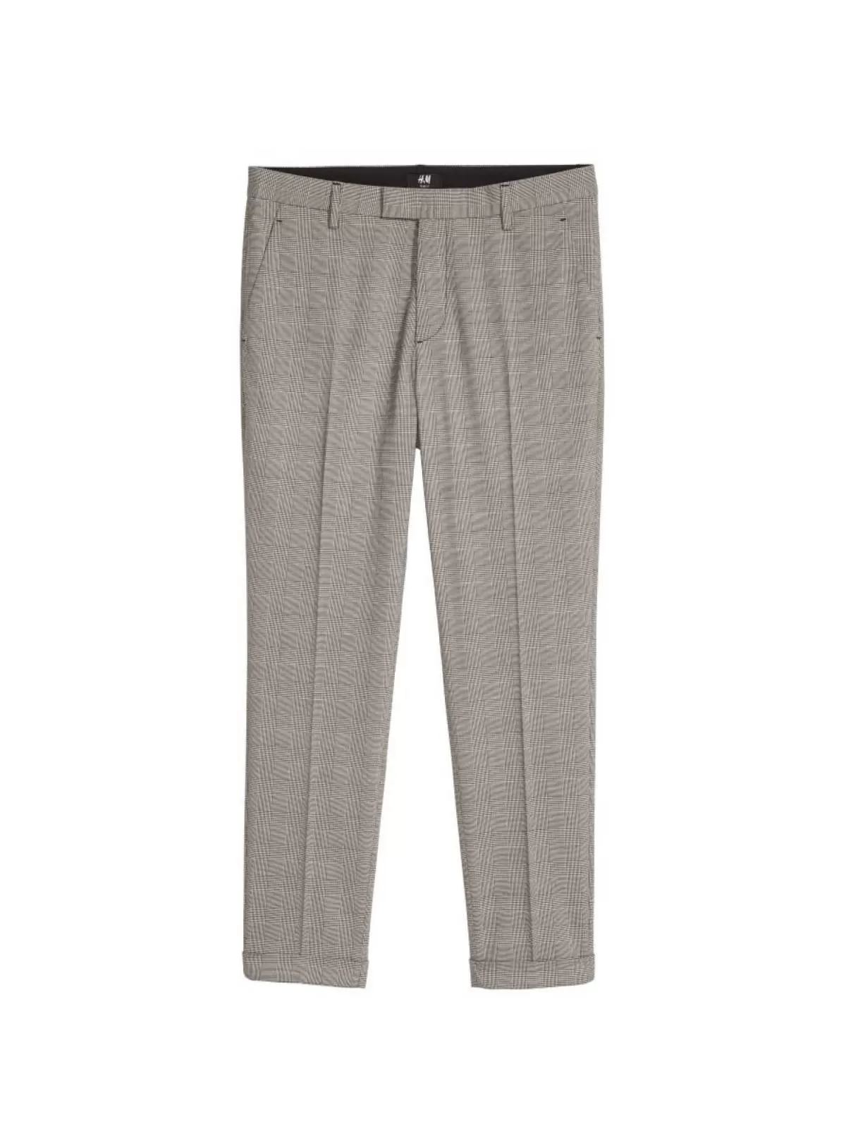 Pantaloni H&M EU 36 | Gri, Lungi, Poliester