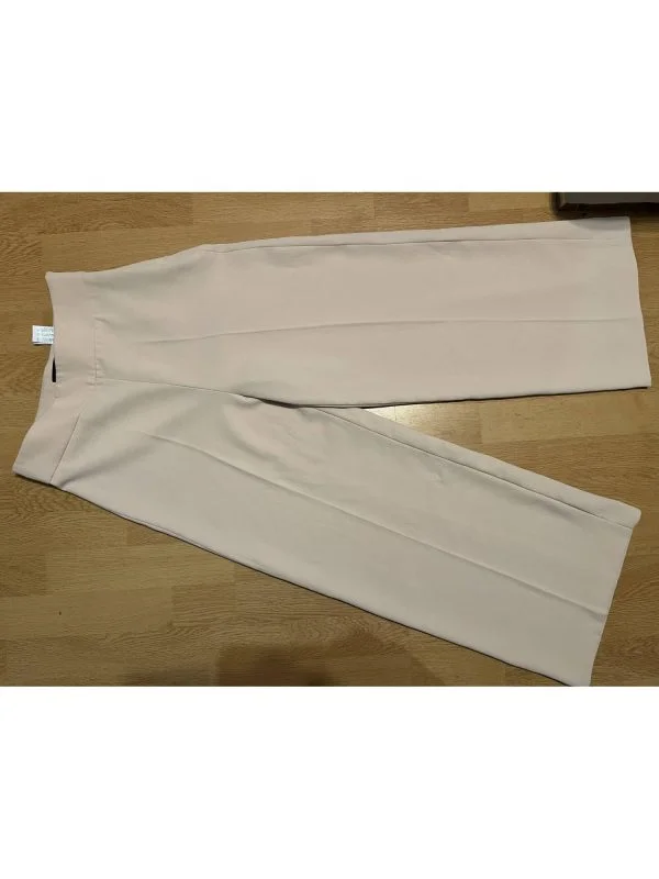 Pantaloni Zara S | Bej, Lungi, Poliester - Image 5