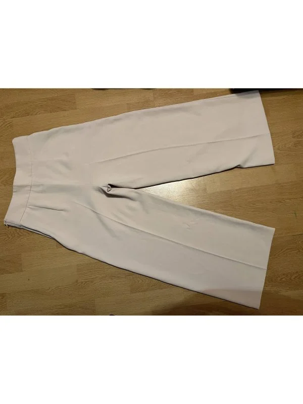 Pantaloni Zara S | Bej, Lungi, Poliester - Image 7