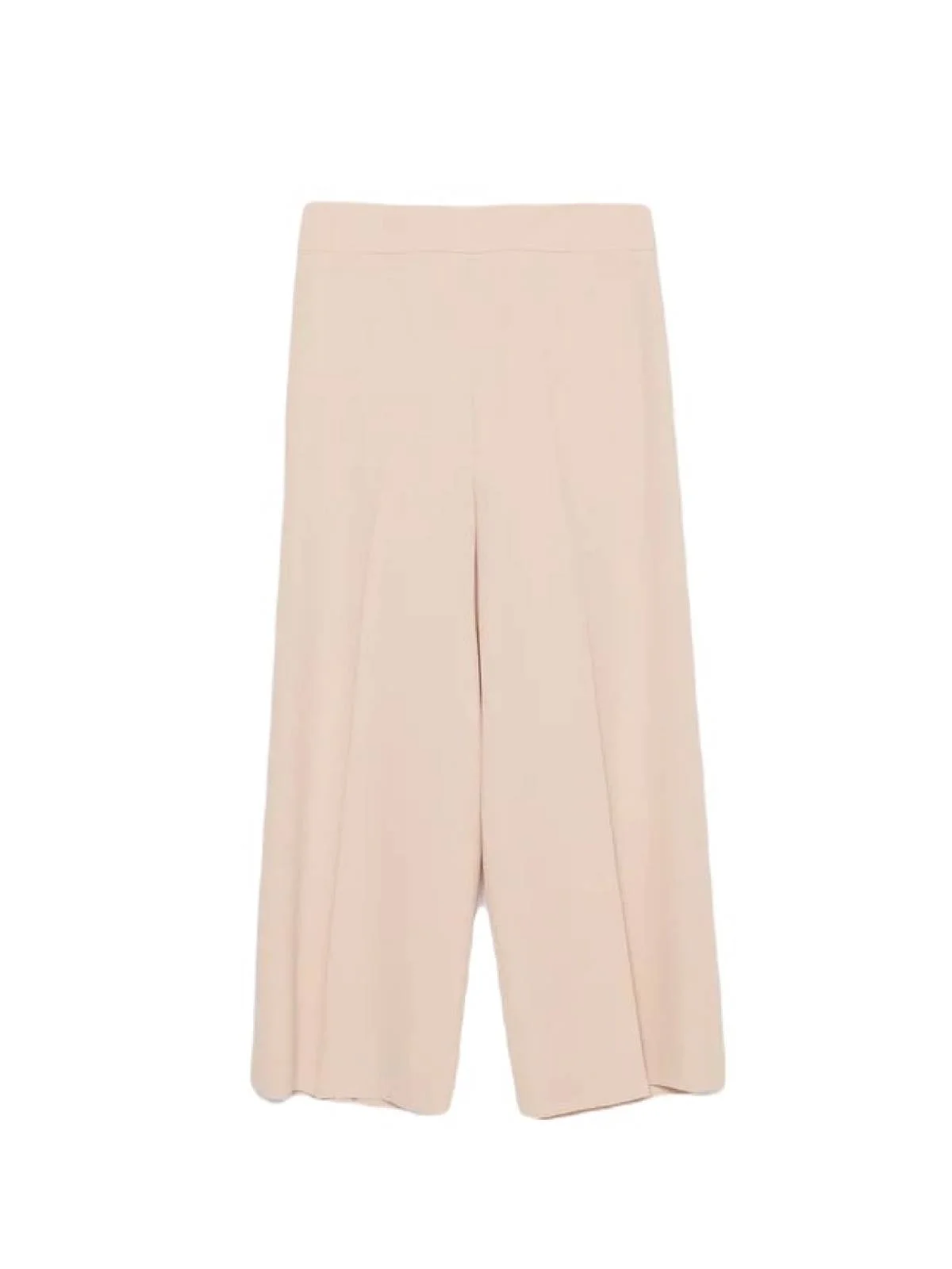 Pantaloni Zara S | Bej, Lungi, Poliester