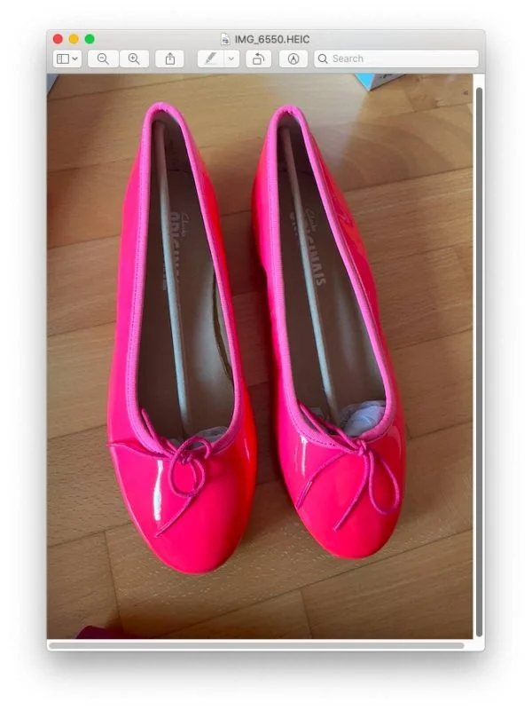 Balerini CLARKS EU 40 | Roz, Piele ecologică - Image 4