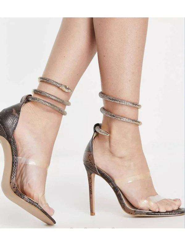 Pantofi cu toc înalt SIMMI LONDON EU 38 | Maro, Piele ecologică - Image 5