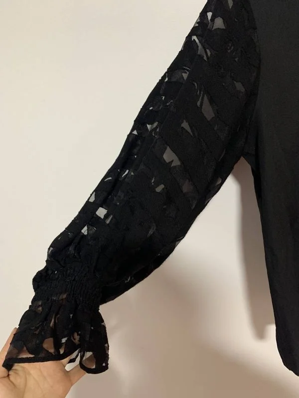 Bluză Zara S | Negru, Normal, Vâscoză - Image 5
