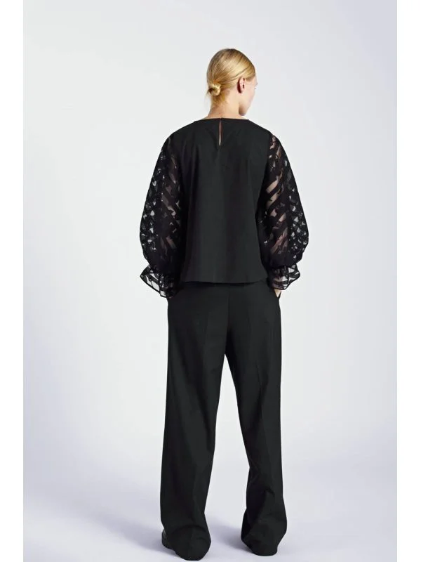 Bluză Zara S | Negru, Normal, Vâscoză - Image 3
