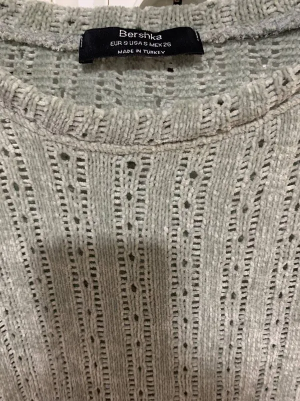 Bluză Bershka S | Verde mentă, Normal, Bumbac - Image 7