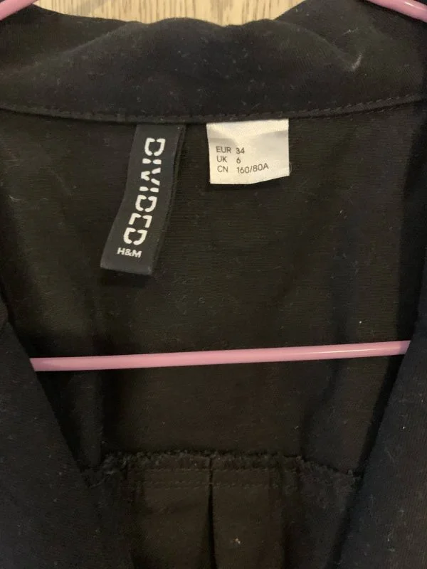 Salopetă H&M XS | Negru, Lungă, Bumbac - Image 5