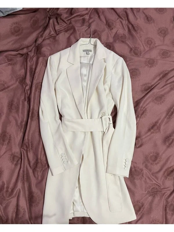 Rochie de seară H&M EU 38 | Alb, Midi - Image 3