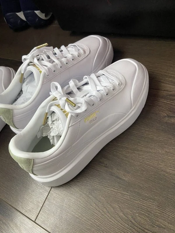 Sneakers Puma EU 40.5 | Alb, Piele naturală - Image 6