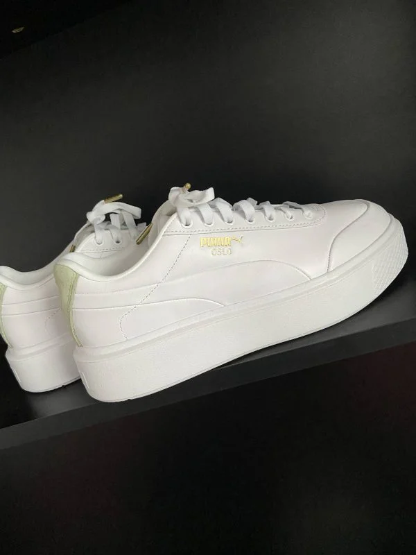 Sneakers Puma EU 40.5 | Alb, Piele naturală - Image 7