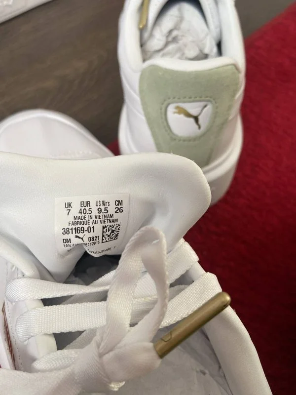 Sneakers Puma EU 40.5 | Alb, Piele naturală - Image 8
