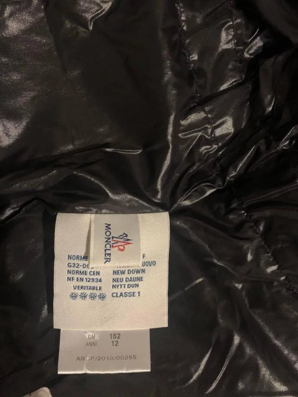 Geacă matlasată Moncler XXS | Bej, Cu glugă, Poliamidă - Image 6