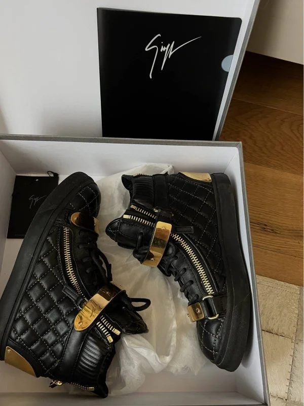 Sneakers Giuseppe Zanotti EU 35.5 | Negru, Piele naturală - Image 5