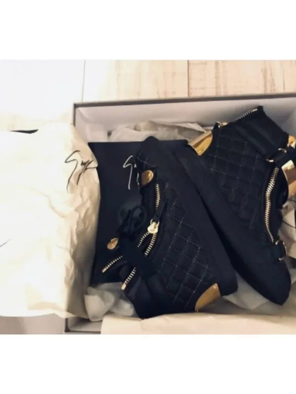 Sneakers Giuseppe Zanotti EU 35.5 | Negru, Piele naturală - Image 9