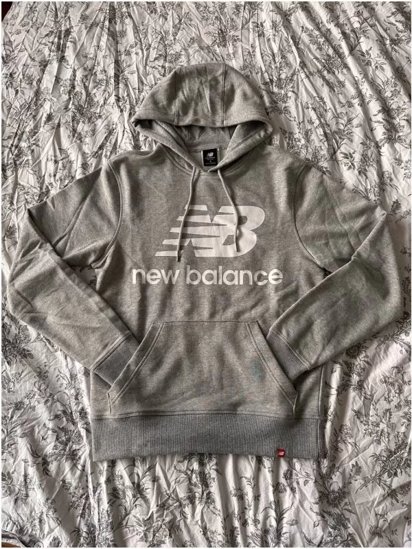 Hanorac sport New Balance S | Gri, Bumbac - Image 5