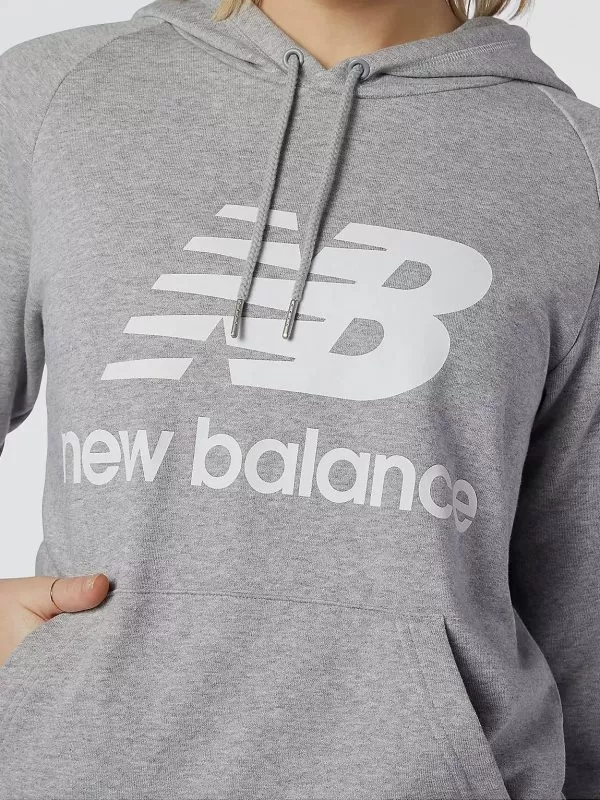 Hanorac sport New Balance S | Gri, Bumbac - Image 4