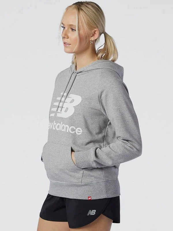 Hanorac sport New Balance S | Gri, Bumbac - Image 2