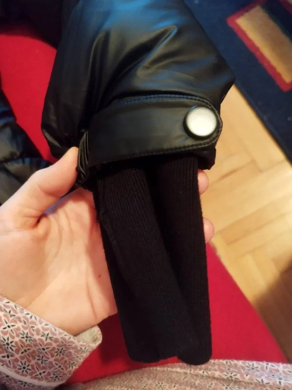 Geacă de iarnă OEM L | Negru, Fără glugă, Blană artificială - Image 5