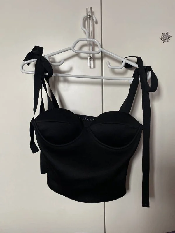 Top Poema EU 34 | Negru, Normal, Poliester - Image 8