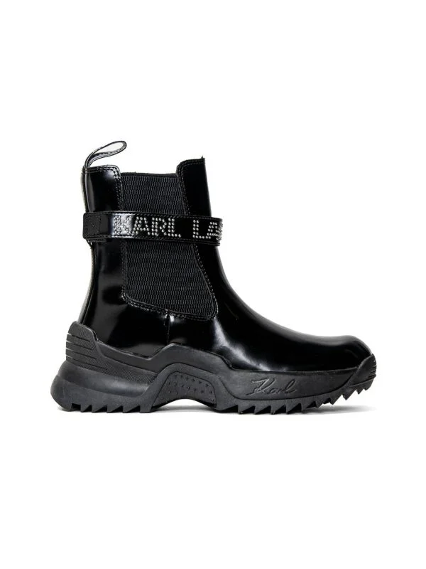 Ghete Karl Lagerfeld EU 36 | Negru, Piele naturală