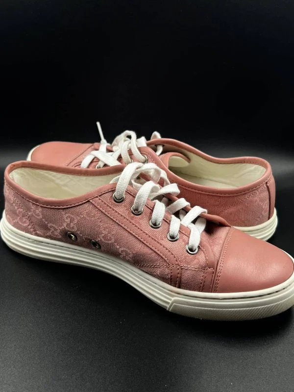 Sneakers Gucci EU 37 | Roz, Piele naturală - Image 3
