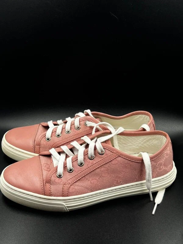 Sneakers Gucci EU 37 | Roz, Piele naturală - Image 2