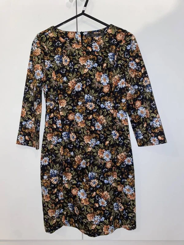Rochie casual Zara S | Multicolor, Mini, Bumbac - Image 7