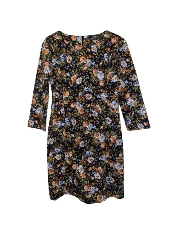 Rochie casual Zara S | Multicolor, Mini, Bumbac