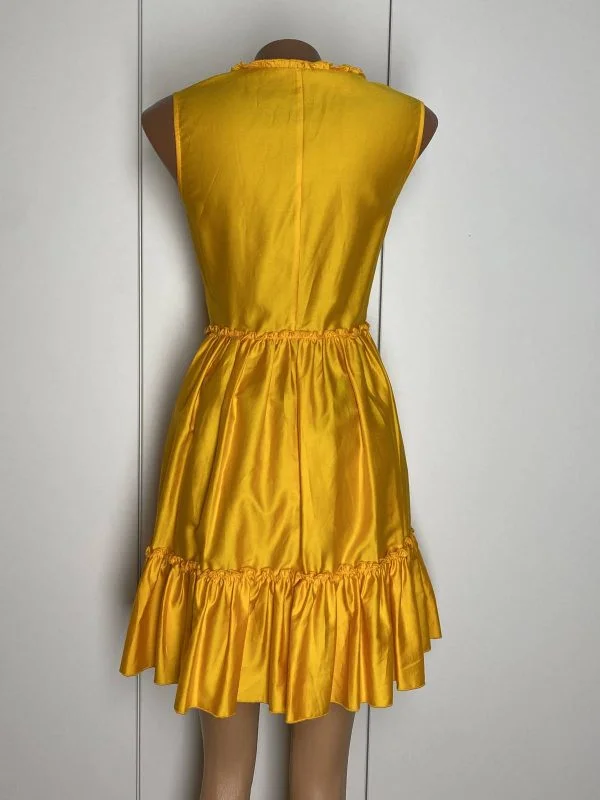 Rochie de seară Ted Baker S | Galben, Mini, Poliester - Image 4