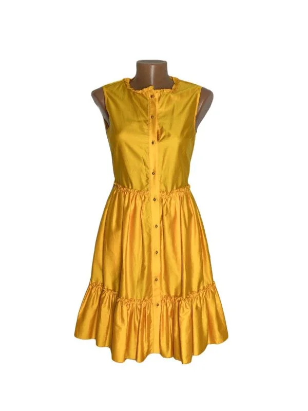 Rochie de seară Ted Baker S | Galben, Mini, Poliester