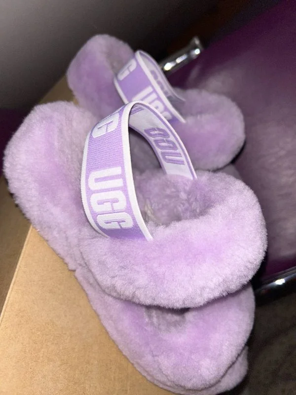 Sandale UGG EU 38 | Mov, Blană naturală - Image 5