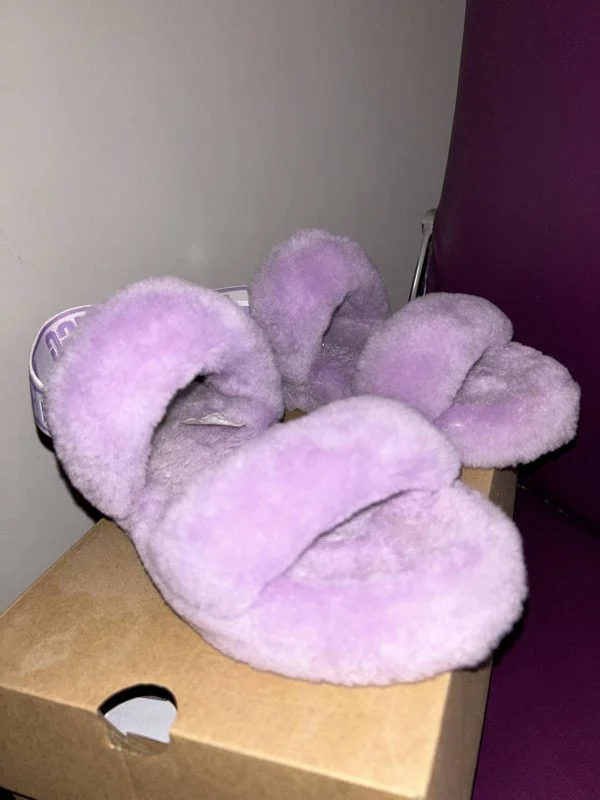 Sandale UGG EU 38 | Mov, Blană naturală - Image 8