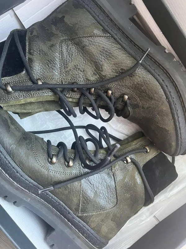 Ghete Tommy Hilfiger EU 36 | Khaki, Piele naturală - Image 6