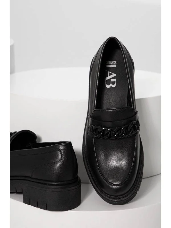 Mocasini ANSWER LAB EU 36 | Negru, Piele naturală - Image 2
