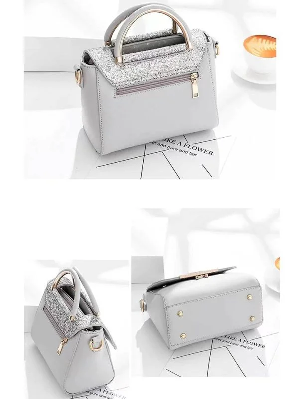 Geantă de mână TIARA CONCEPT STORE | Gri, Piele ecologică - Image 2