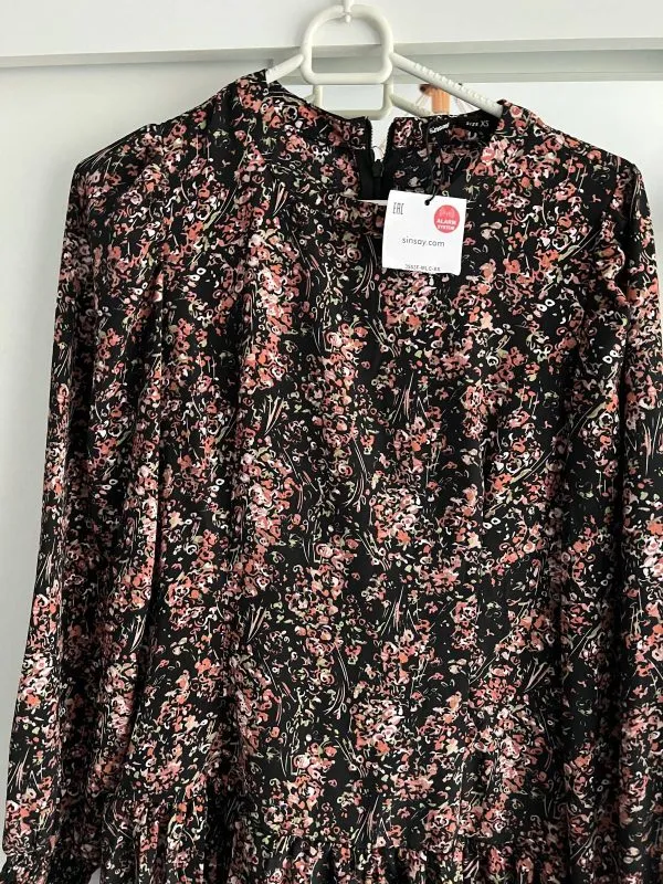 Rochie casual SINSAY XS | Multicolor, Midi, Poliester - Image 2